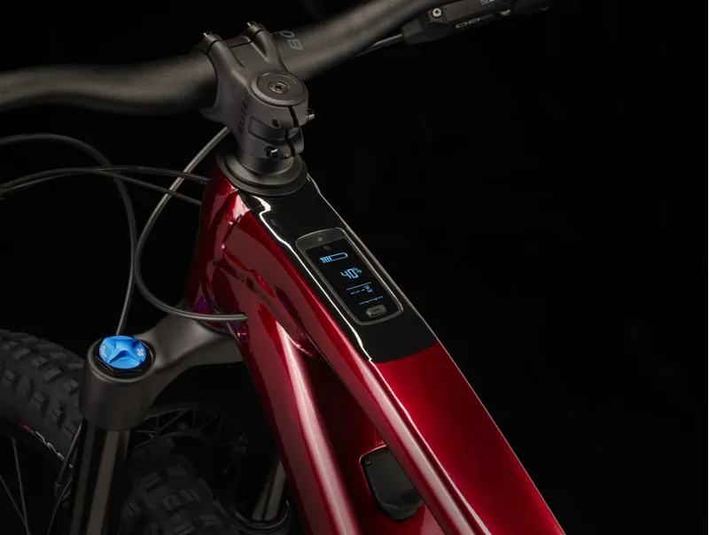 Trek Fuel EXe 8 GX AXS Full Suspension Electric Mountain Bike 2025 in Rage Red/Dark Blue-6